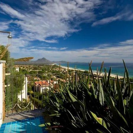 Magnificent Villa: Super Panoramic Costa Rei Bagian luar foto