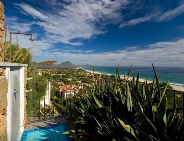 Magnificent Villa: Super Panoramic Costa Rei Bagian luar foto